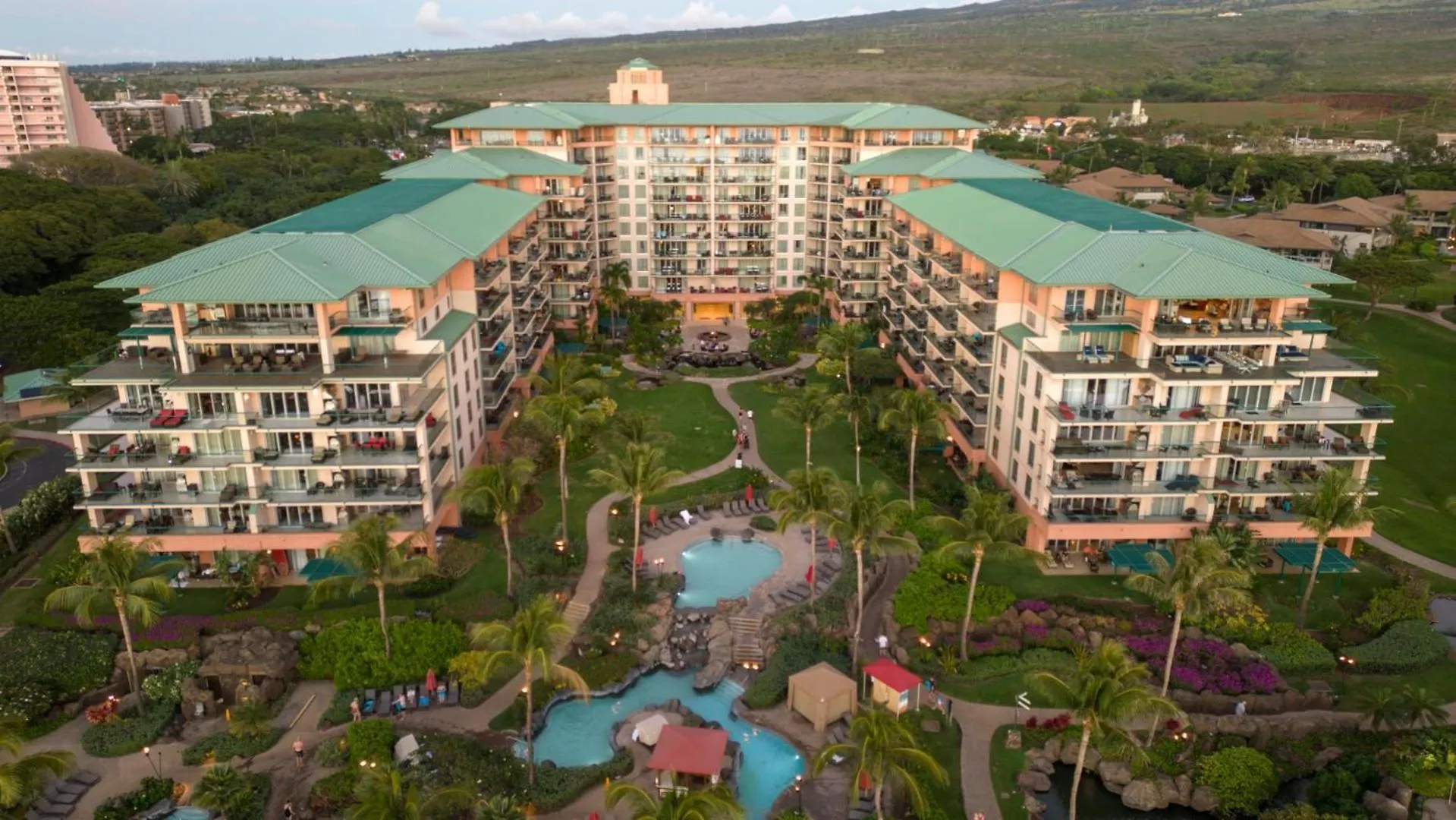 Kbm Resorts Free Car Honua Kai Hokulani Ocean View 2Bedroom Condo Hkh-211 Large Ocean View Inner Courtyard Kaanapali